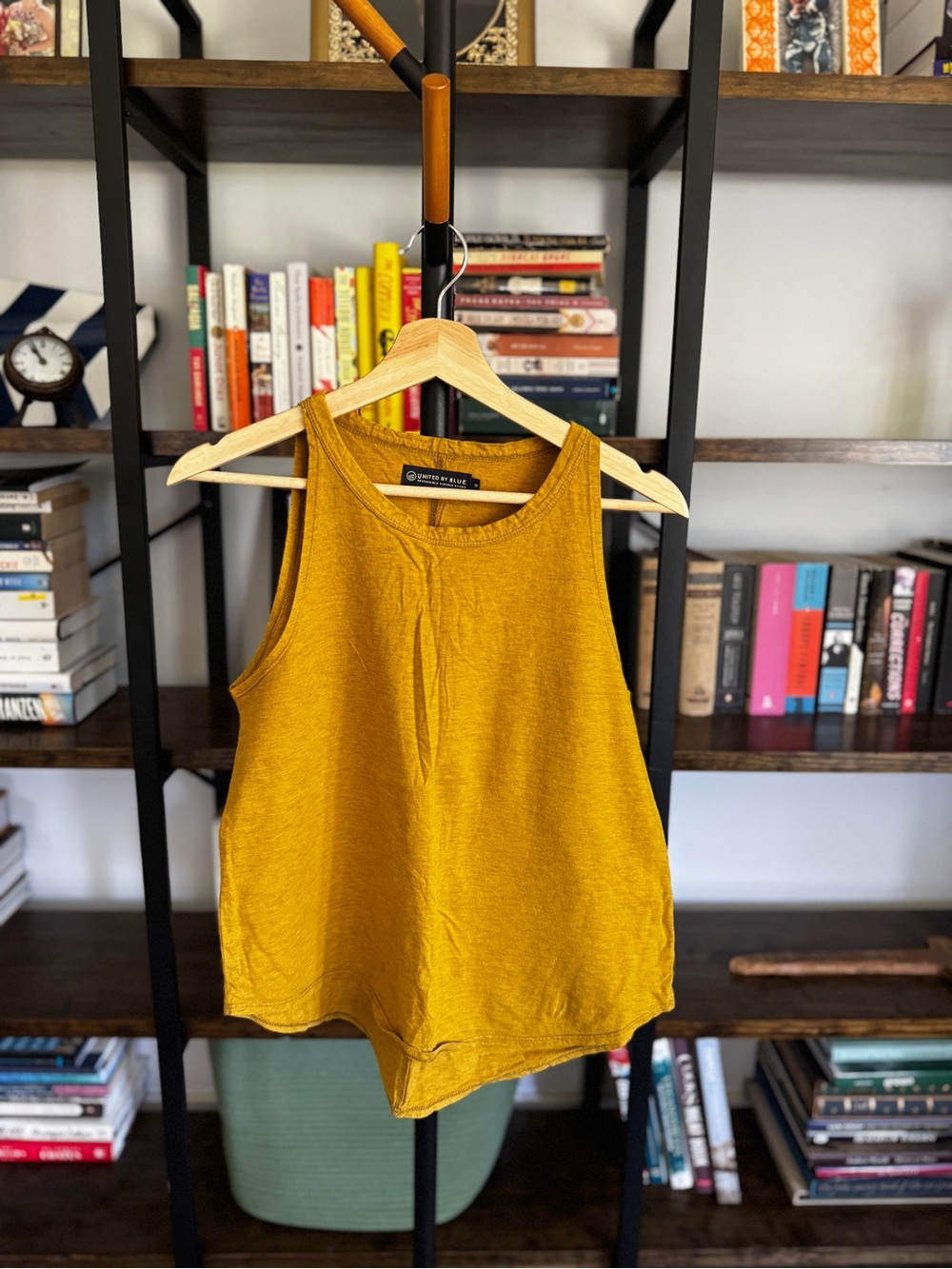 United by Blue • Women's Mustard High/Neck Tank Top
